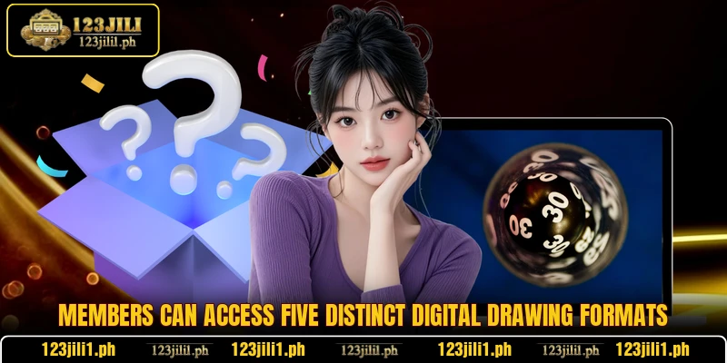 Members can access five distinct digital drawing formats