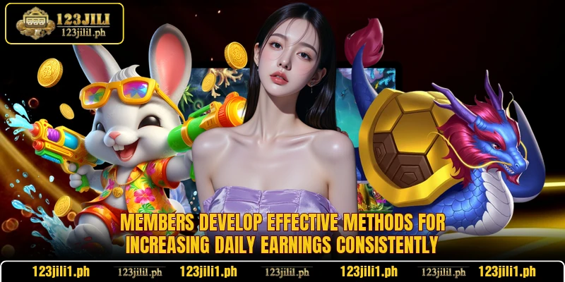 Members develop effective methods for increasing daily earnings consistently