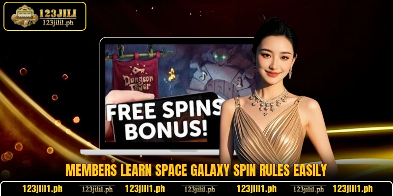 Members learn space galaxy spin rules easily