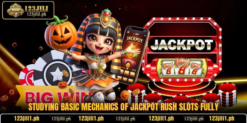 Studying basic mechanics of Jackpot Rush Slots fully